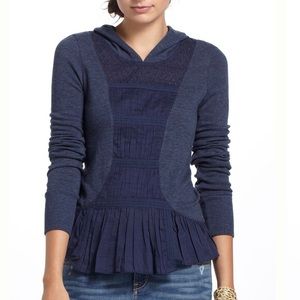 NWOT Eloise Navy Peplum Pullover NWOT Eloise Navy Peplum Pullover