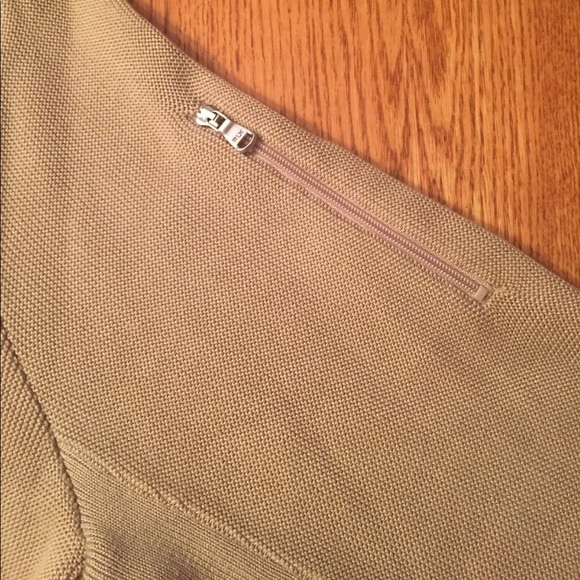 RLX Ralph Lauren V neck sweater beige heavy EUC - Picture 5 of 6