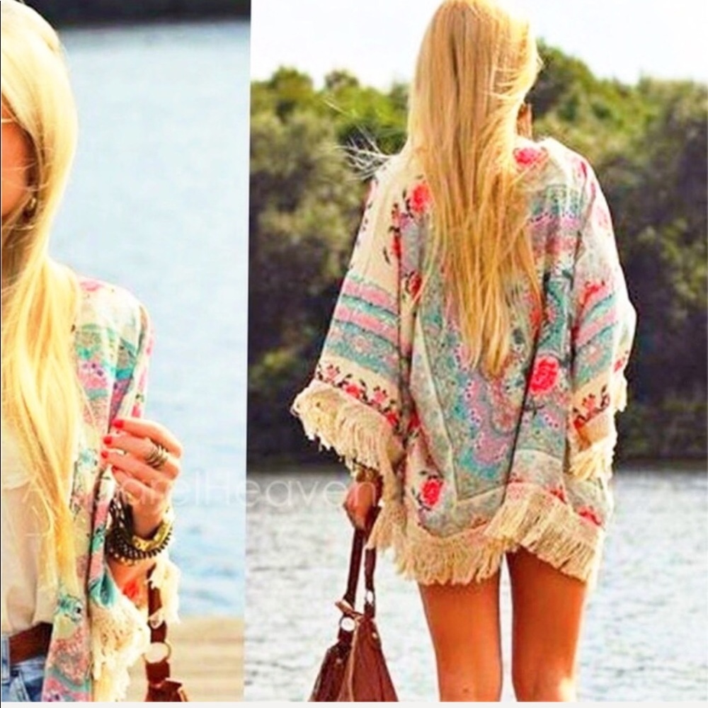 🔆🌺 | NWT | Gorgeous Printed Oversized Kimono