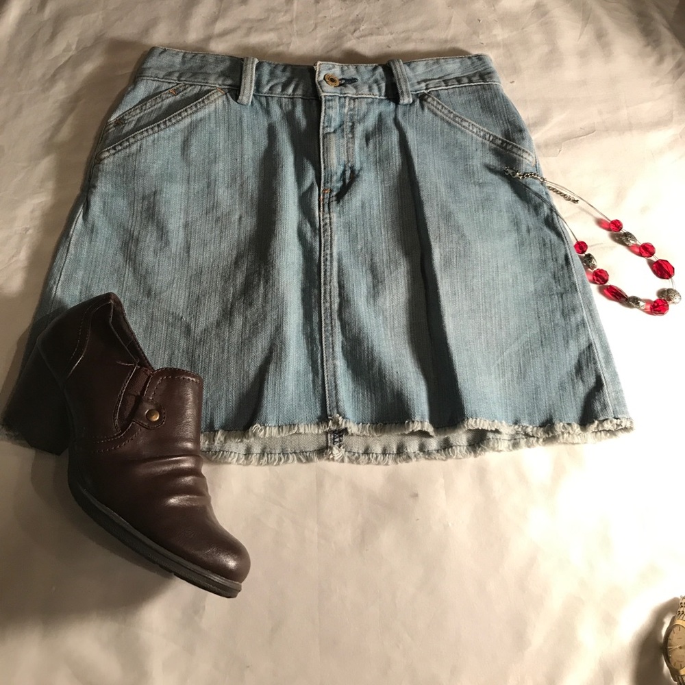 Gap Jean Stretch Woman SZ 4 Blue Jean Skirt