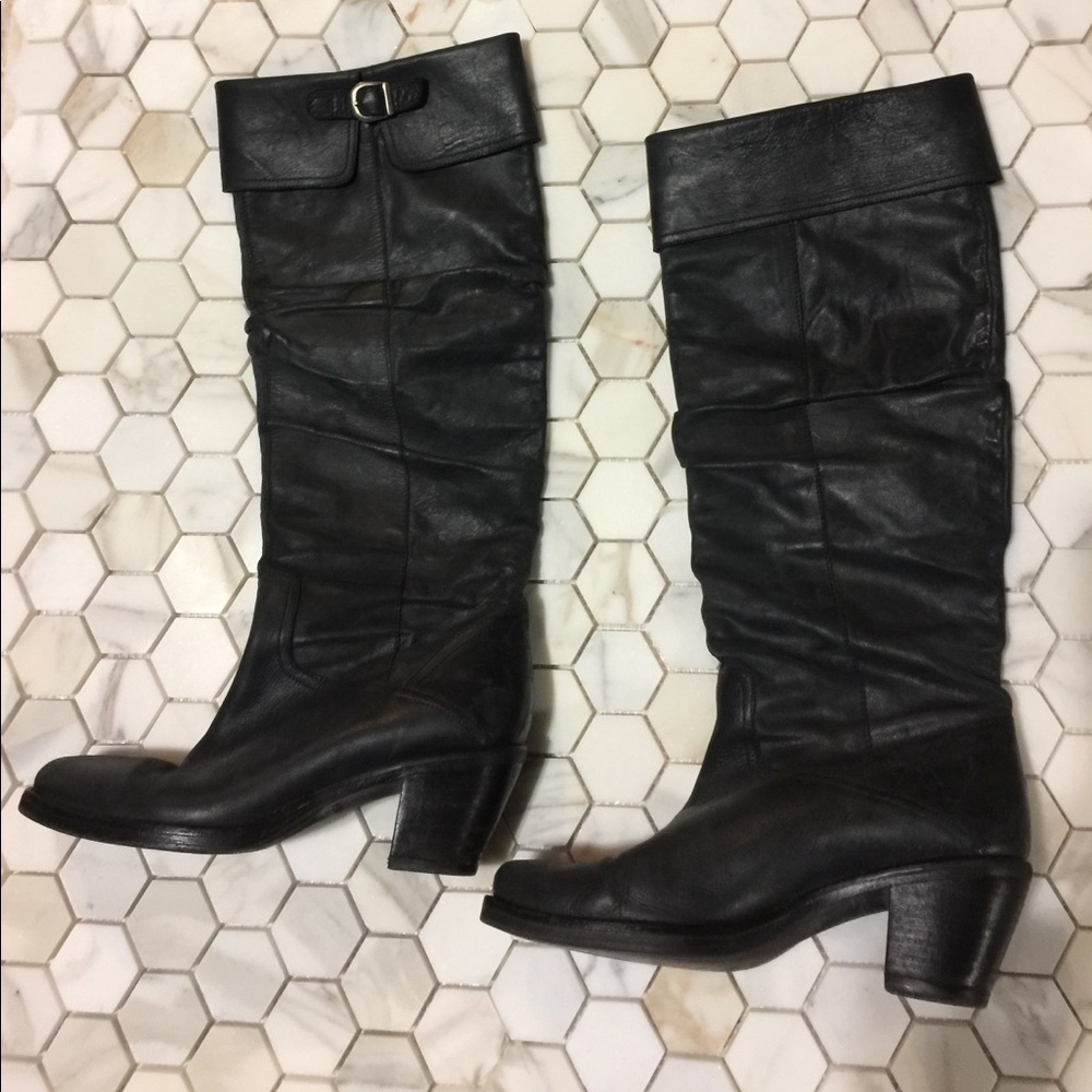 VIA SPIGA tall slouchy boots made in Italy