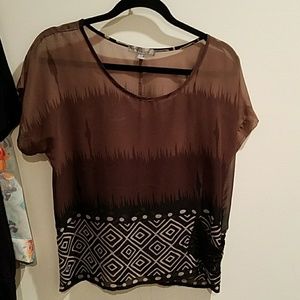 *LAST CHANCE* Forever 21 fun ombre print blouse