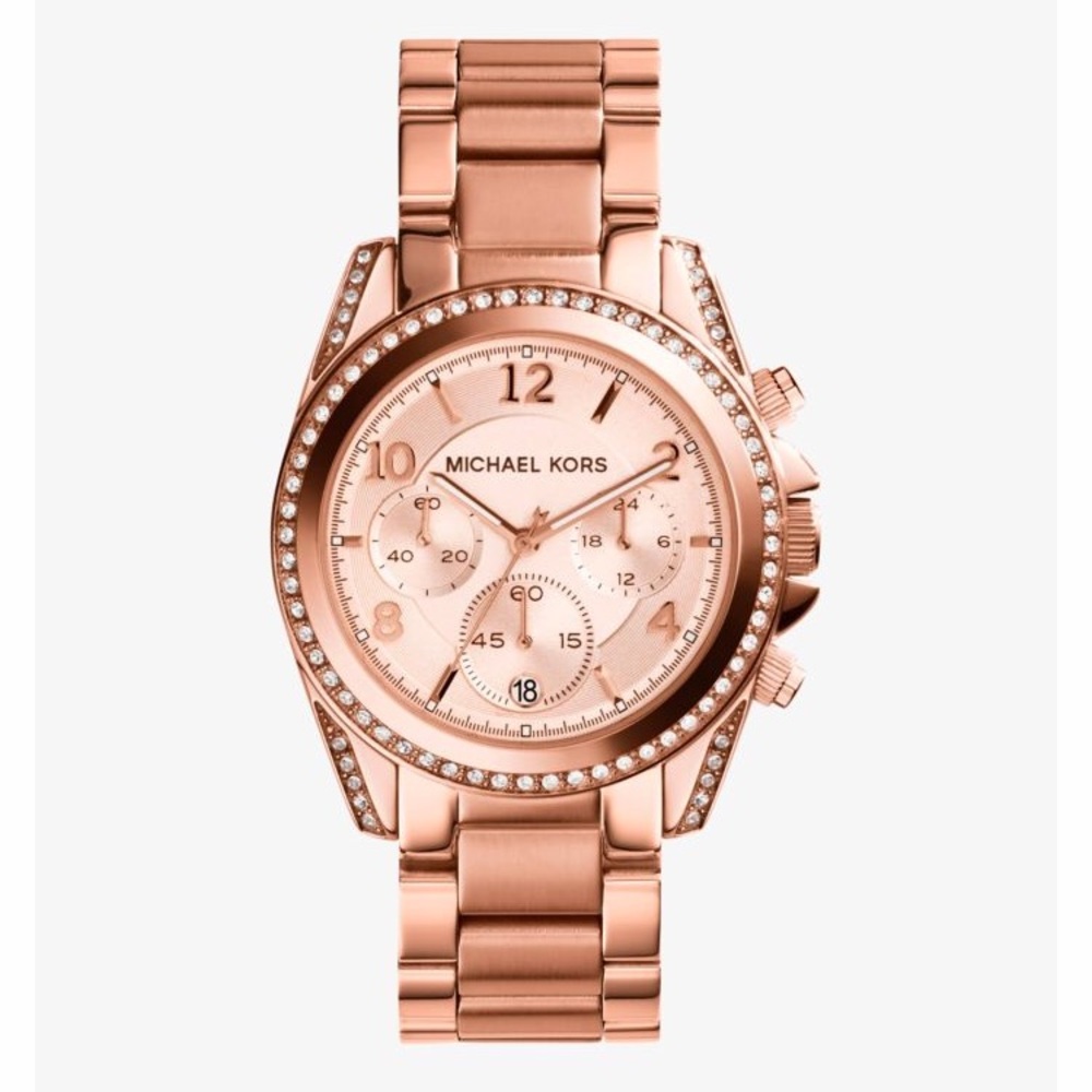 Blair Rose Gold Tone Stainless Steel Watch - Picture 2 of 8