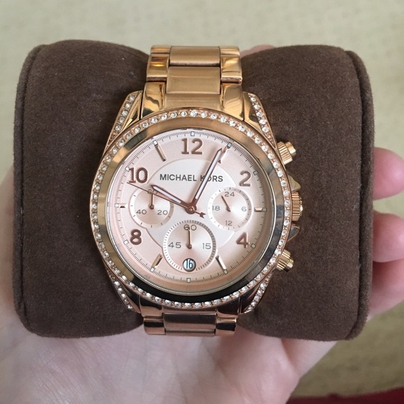 Blair Rose Gold Tone Stainless Steel Watch - Picture 8 of 8