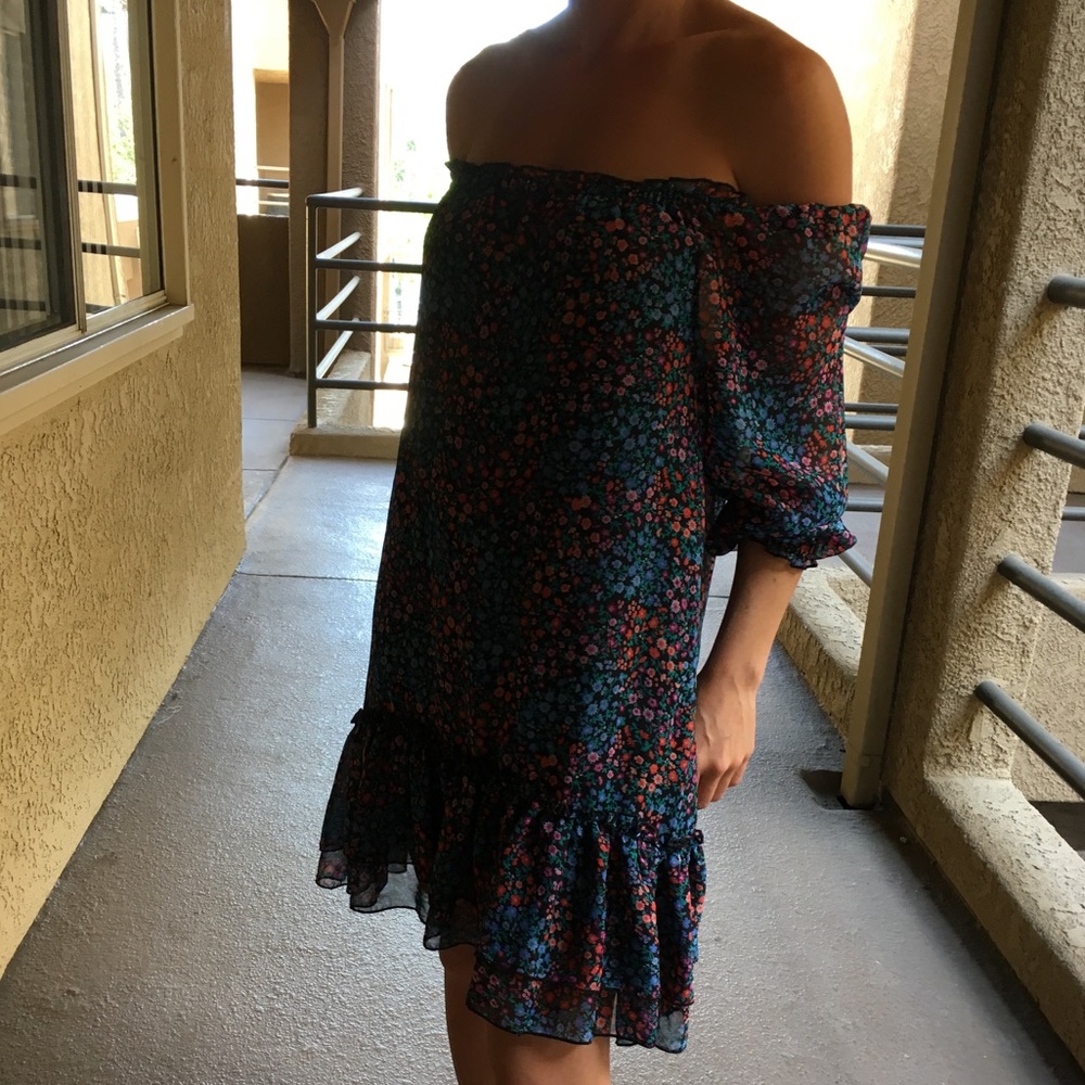 Floral 💐Off Shoulder Dress 👗