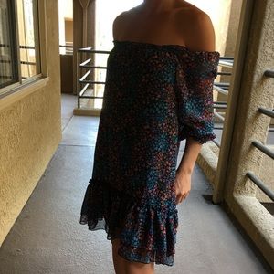 Floral 💐Off Shoulder Dress 👗