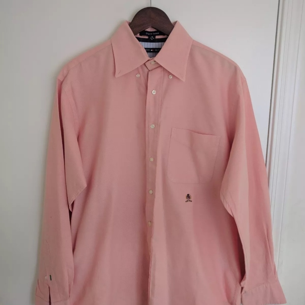 Tommy Hilfiger Oxford Long Sleeve Pink dress shirt