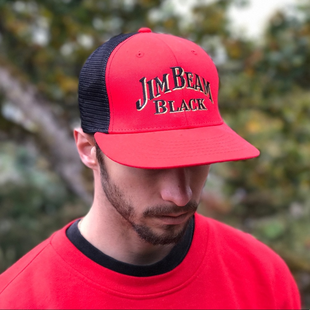 NWOT Jim Bean Black Snapback