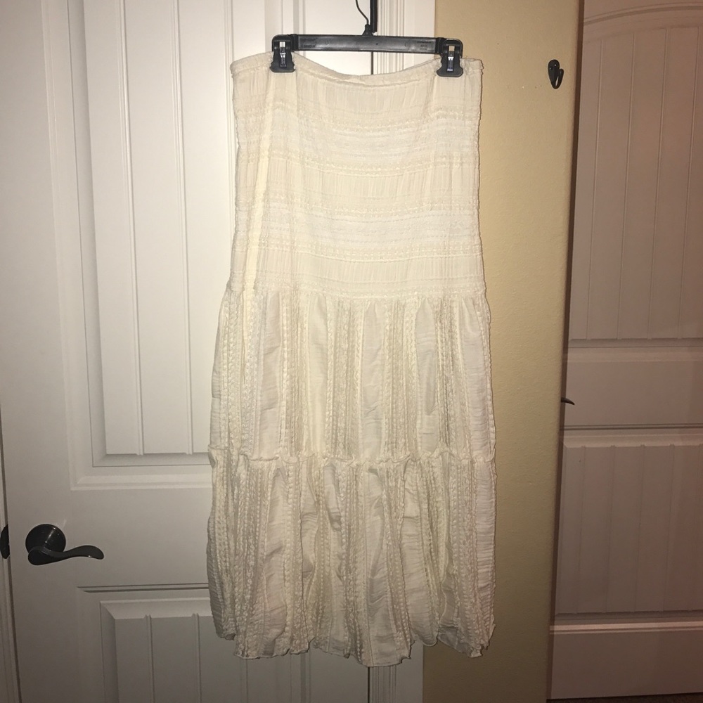 Lace maxi skirt