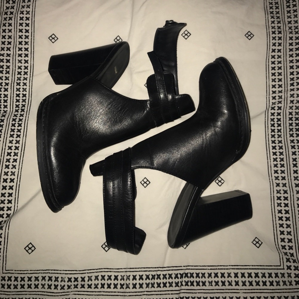 booties with ankle strap