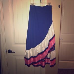 long flowy skirt