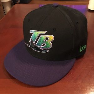 NEW ERA TAMPA BAY DEVIL RAYS FITTED HAT 7 1/8