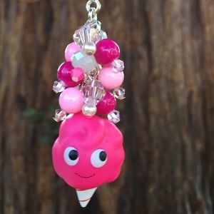 Kawaii yummy world cotton candy charm fob