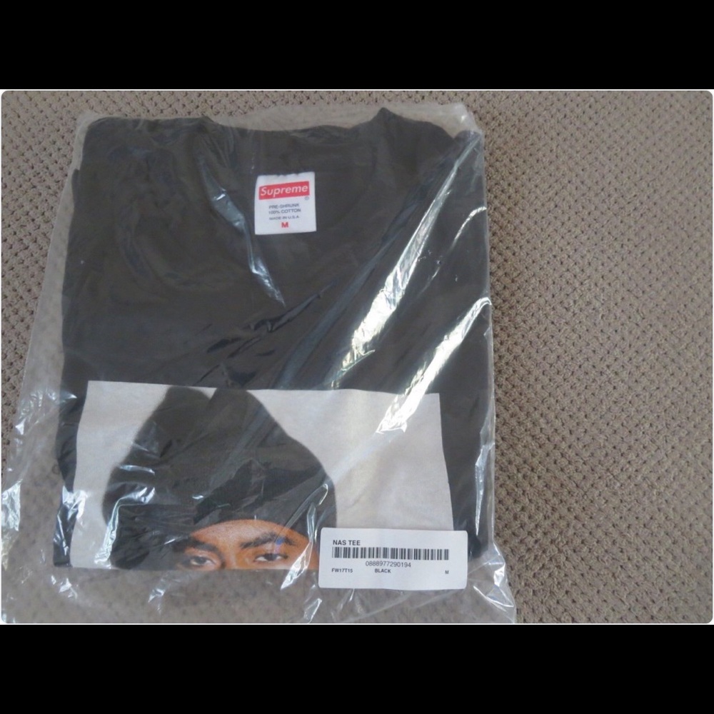 Supreme FW17 Nasty Nas Tee (black)
