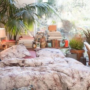 Magical thinking acid wash duvet cover/sham