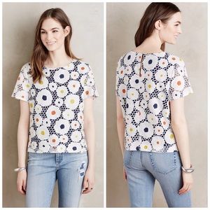Harlyn Daisy Dot Midi Top, Size Small, EUC Harlyn Daisy Dot Midi Top, Size Small, EUC
