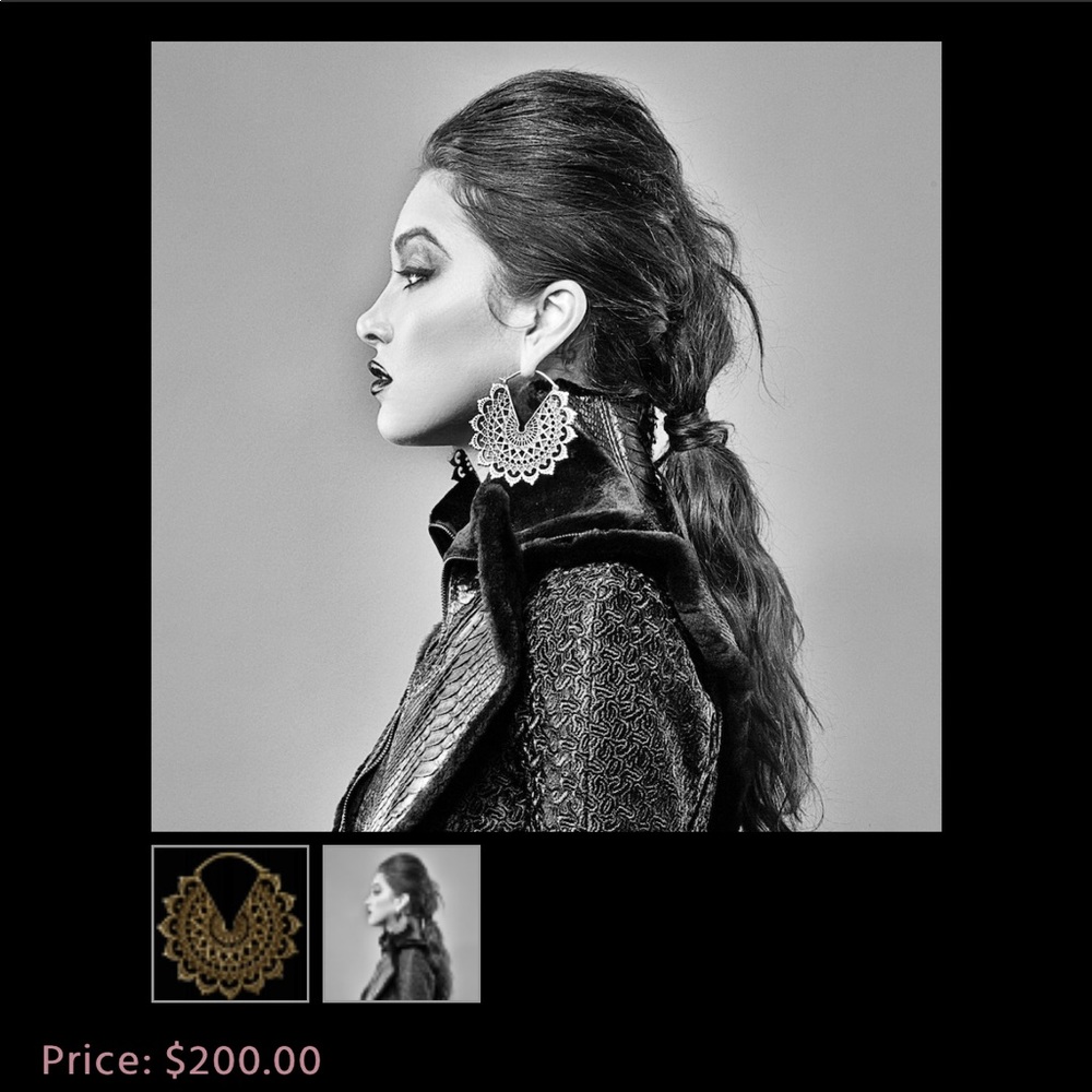 Maya Jewelry Large Tribal Gauged Earrings