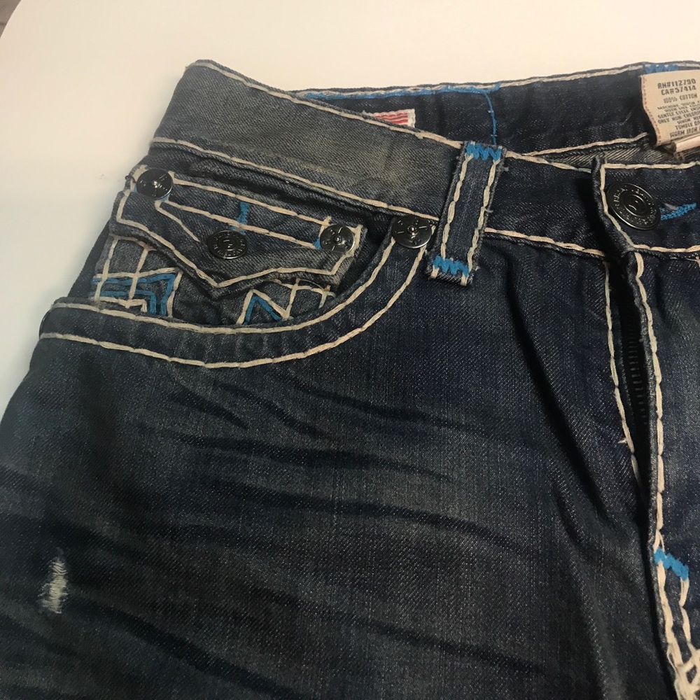 Men light blue True Religion Jeans