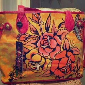 Brand New Large Ed Hardy Tote NWT