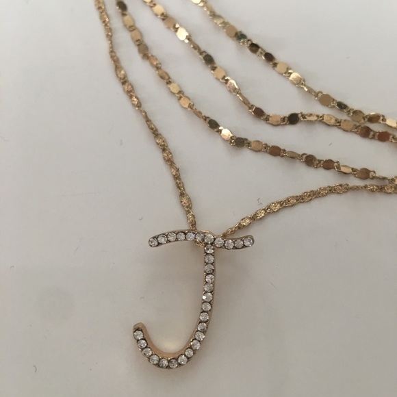 Anthropologie "J" Necklace - Picture 2 of 3