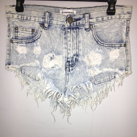 Pants - Urban Outfitters High Wasted Jean Shorts
