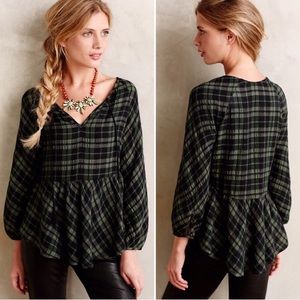 Holding Horses plaid flannel top Holding Horses plaid flannel top
