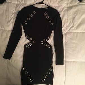 Black Dress with Cutouts