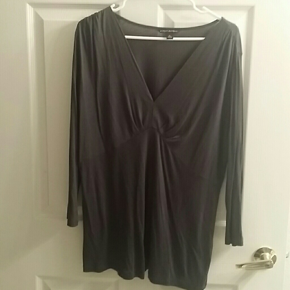 Banana Republic Charcoal Gray Top Sz XL