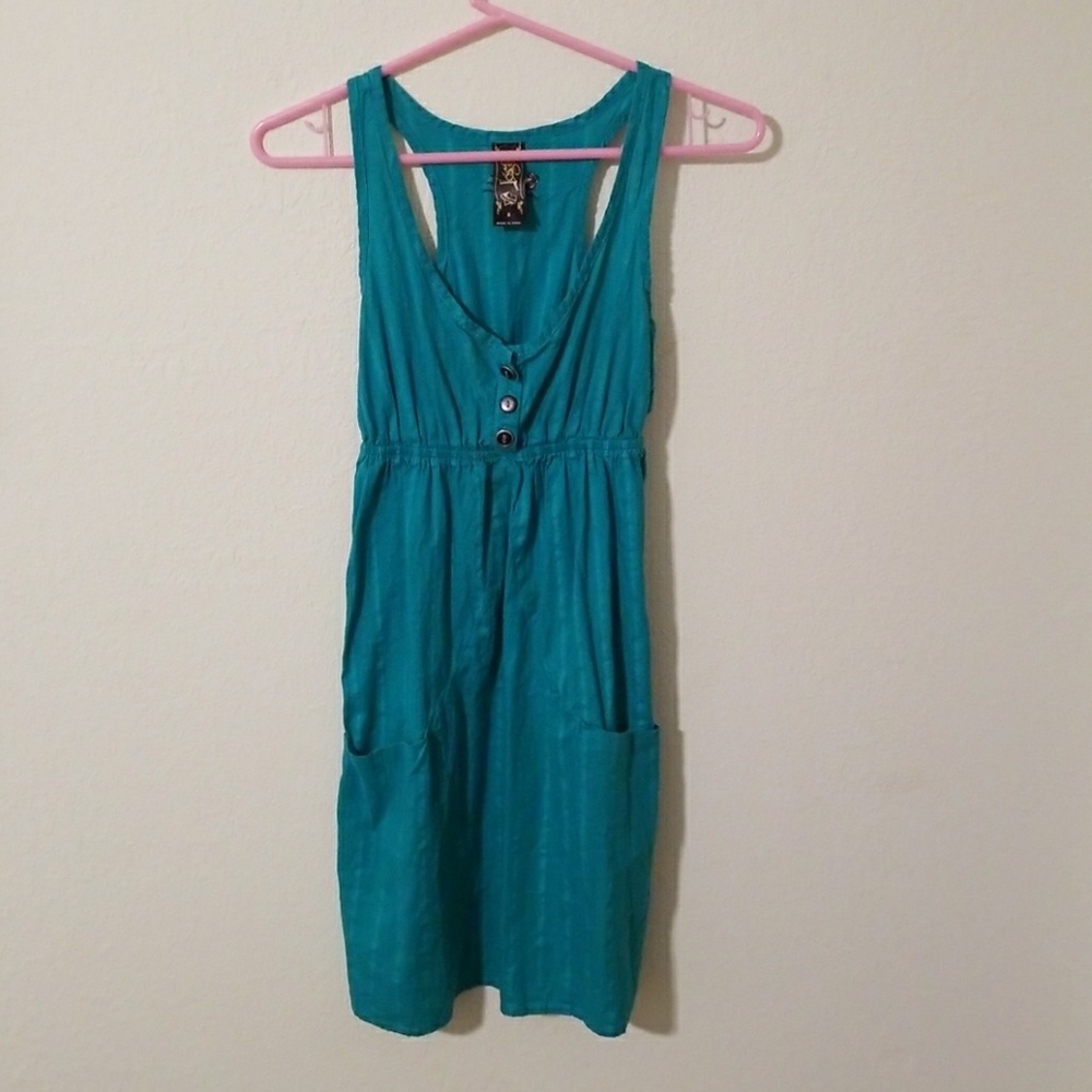 Lost turquoise dress