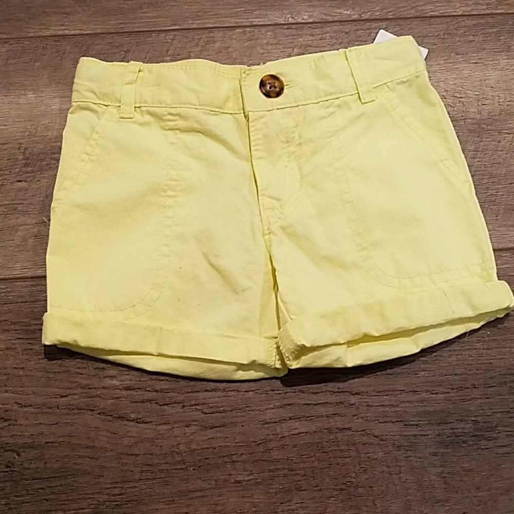 NWT Carters Shorts - Yellow