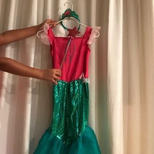 Beautiful mermaid Halloween costume.