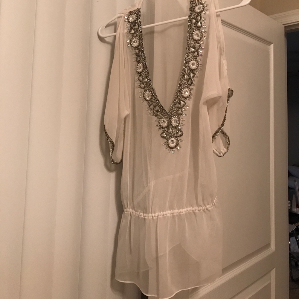 Sheer bikini coverup!