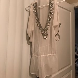 Sheer bikini coverup!