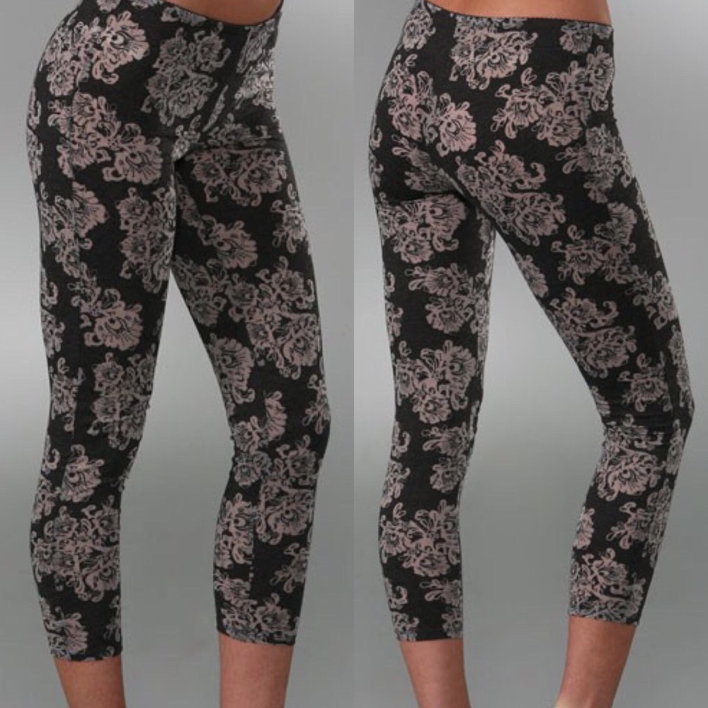 NWT Girls Juicy Couture Floral Burnout Leggings 10