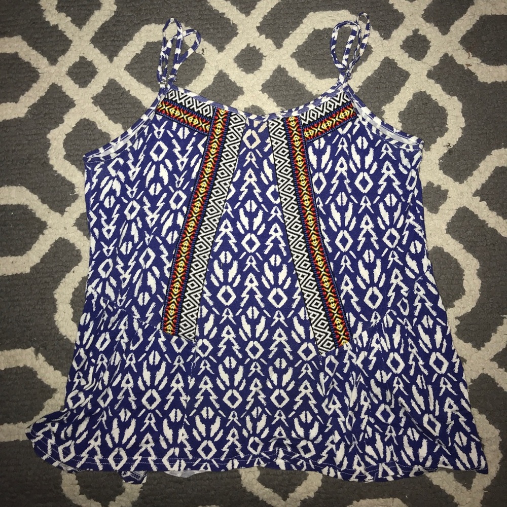 Embroidered Tank Top