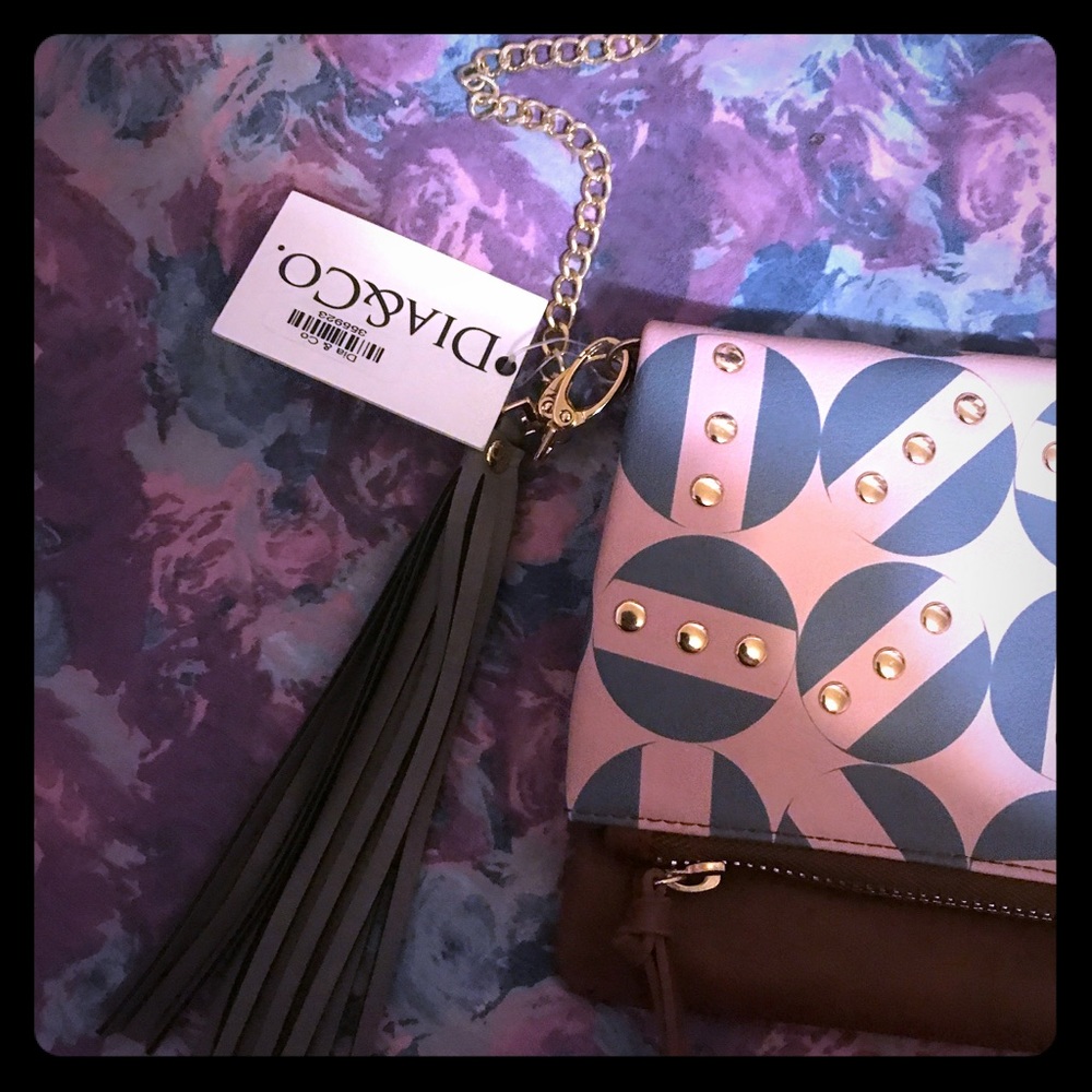 DIA&CO Fold over clutch with detachable chain