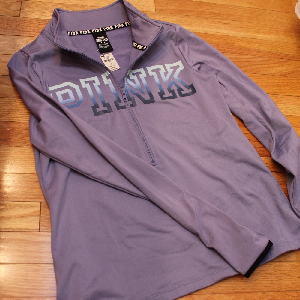 PINK Half Zip Pullover