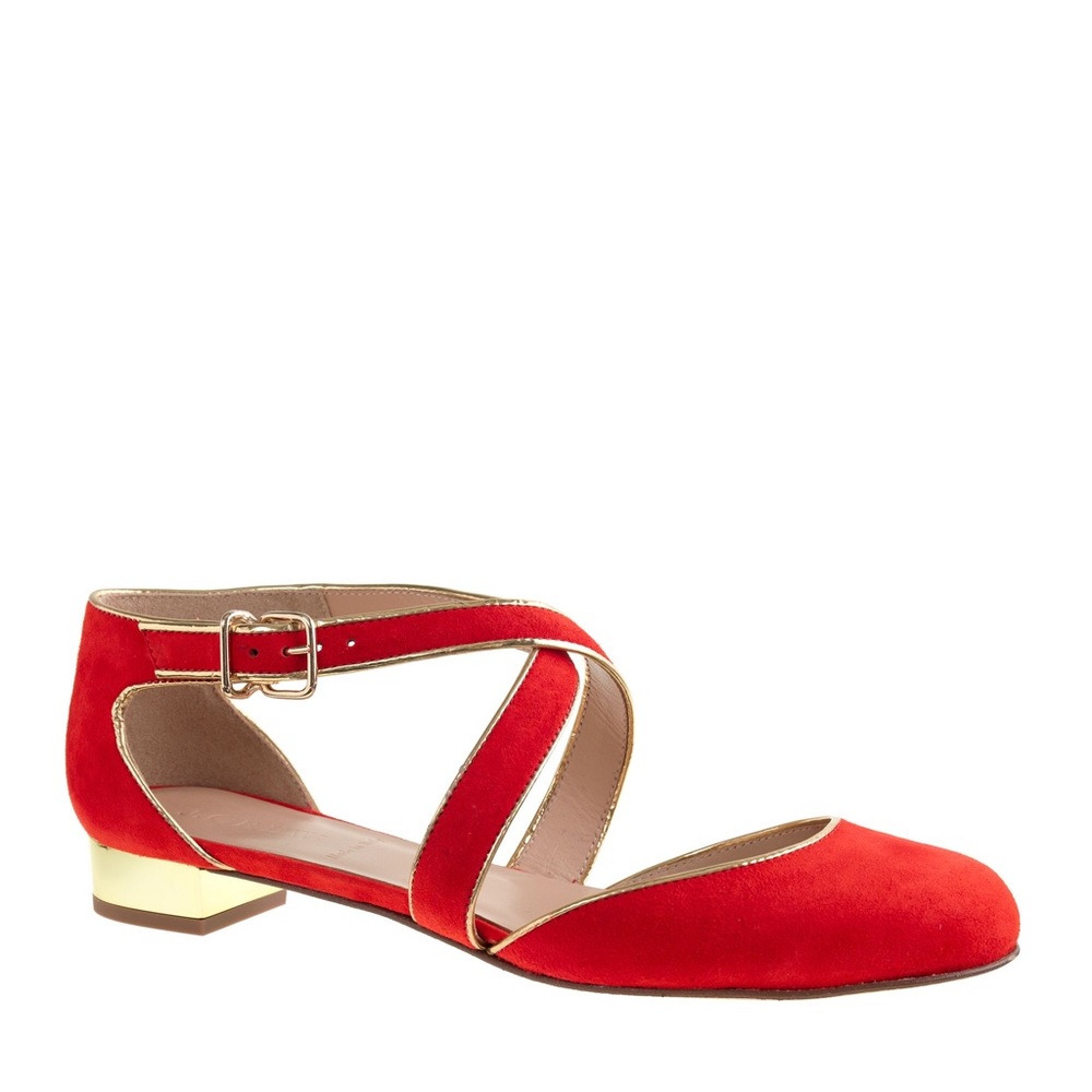 J. Crew Janey Crisscross Flats - Picture 1 of 3