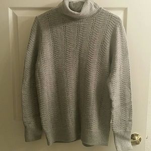 LOFT NWT Gray Turtleneck Sweater Size Large