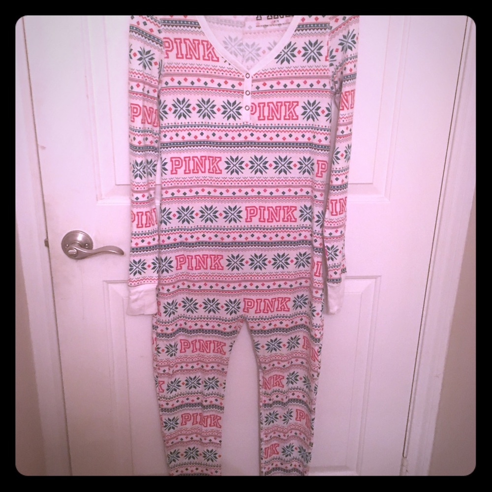 Victoria's Secret PINK thermal onesie ❤️💋