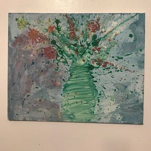 Abstract Flower Art Piece