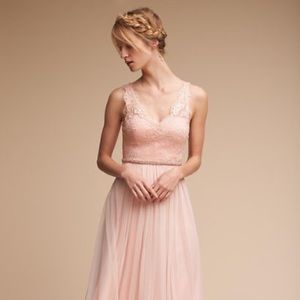 Anthropologie BHLDN Samantha Pink Rose Dress 10 Anthropologie BHLDN Samantha Pink Rose Dress 10