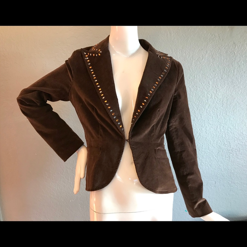 FORAVI Elegant Brown Blazer/Jacket size M