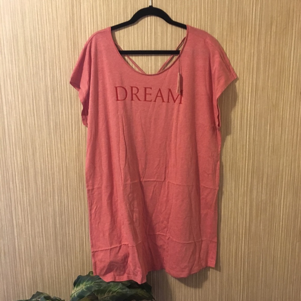 BNWT Victoria’s Secret Crossback Sleep Tee. XL.