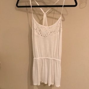 Element Brand White Tank Top