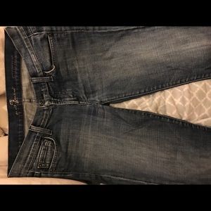 7 for all mankind skinny denim size 26