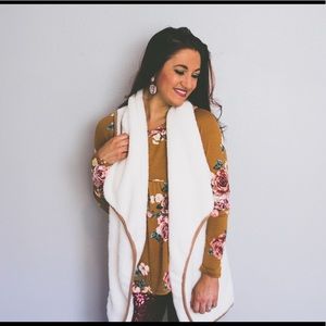 Ivory Fringe Vest