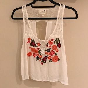 LA Hearts Floral Tank Top