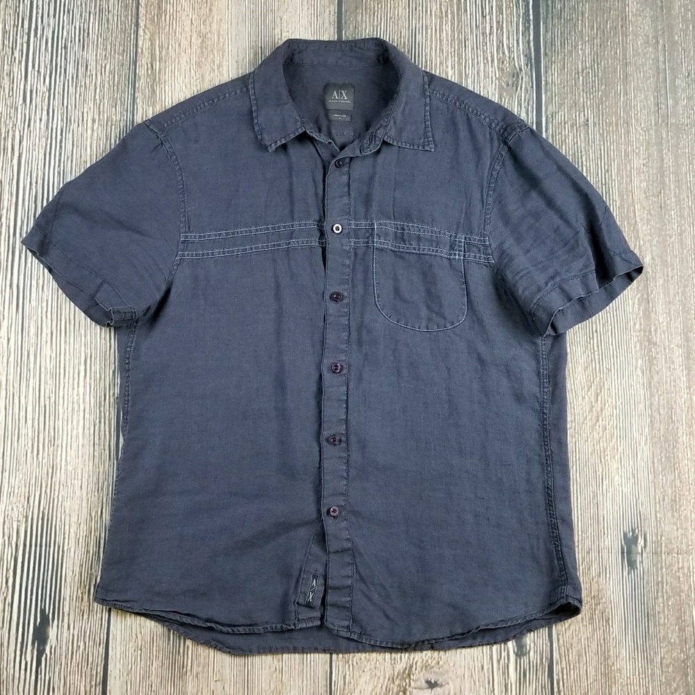 *EUC* ARMANI EXCHANGE short sleeve shirt