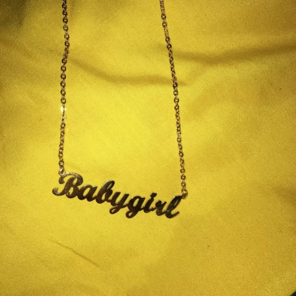 Babygirl gold necklace/ chain